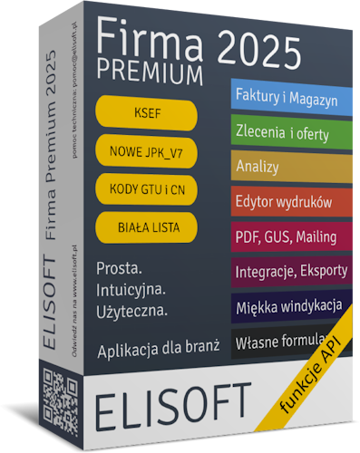 Pudełko Elisoft Faktury Premium