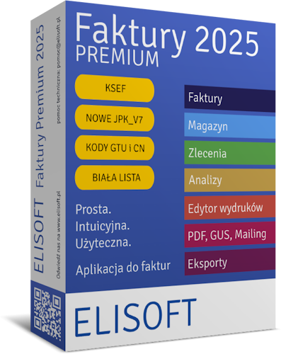 Pudełko Elisoft Faktury